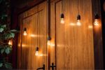 Аренда Ретро Бахромы на витом проводе 1,5х0,7м + 7 Led ламп