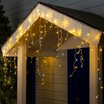 Гирлянда Бахрома 3 х 0,6м 160Led с защитой от влаги IP44 (с мерцанием)