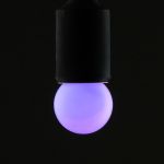 Светодиодная лампа "Шар" 1.5Вт Е27 40мм RGB