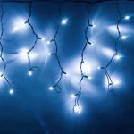 Гирлянда Бахрома 4,8 x 0,6м 160Led с защитой от влаги IP65 КАУЧУК