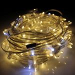 Гирлянда для деревьев КЛИП-ЛАЙТ с мерцанием 12V (с трансформатором) 30м Теплый белый