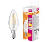 Светодиодная лампа Свеча E14 6Вт Филамент Osram