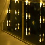 Гирлянда Занавес "Капли" 2,5x0,65м 50 Led 8 режимов свечения