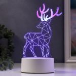 Светильник  LED "Олень"  RGB