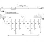 Гирлянда Бахрома 2,4 x 0,6м с защитой от влаги IP65 Arlight