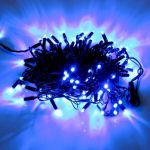 Гирлянда Нить 20м 200Led с защитой от влаги IP65 (с эффектом мерцания)