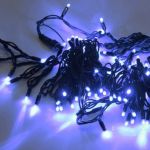 Гирлянда Нить 10м 100Led с защитой от влаги IP65 КАУЧУК