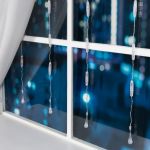 Гирлянда Занавес "Капли" 2,5x0,65м 50 Led 8 режимов свечения