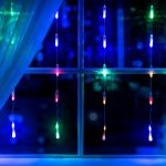Гирлянда Занавес "Капли" 2,5x0,65м 50 Led 8 режимов свечения