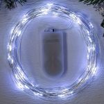 Гирлянда Роса 5м 50Led на батарейках CR2032