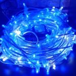 Гирлянда для деревьев КЛИП-ЛАЙТ с мерцанием 12V (с трансформатором) 30м  Синий