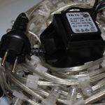 Гирлянда для деревьев КЛИП-ЛАЙТ с мерцанием 12V (с трансформатором) 30м Теплый белый