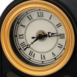 Светодиодный камин Старинные часы с эффектом живого огня 14,7x11,7x25 см