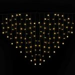 Гирлянда Бахрома "Сердце" 2x1,5 м 124Led, 8 режимов свечения