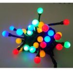 Гирлянда Шарики 16мм 50Led 5м Разноцветная