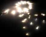 Гирлянда Роса "Лучи на елку" 20 нитей по 2м