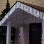 Гирлянда Бахрома 4 х 0,6м 180Led с защитой от влаги IP44 (с динамикой)