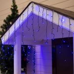 Гирлянда Бахрома 4 х 0,6м 180Led с защитой от влаги IP44 (с динамикой)