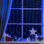 Гирлянда Занавес 2х1,5м 360Led 8 режимов свечения Luazon
