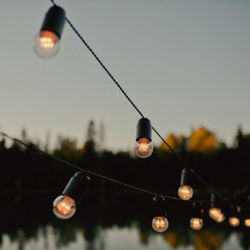 Аренда Ретро гирлянды для помещения 10м + 20 Led ламп