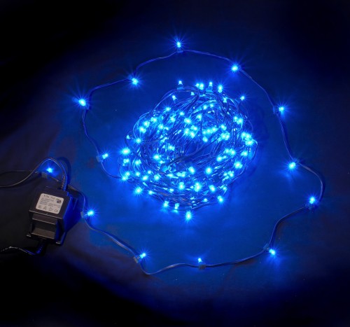 Гирлянда для деревьев КЛИП-ЛАЙТ 12V (с трансформатором) 30м Синий