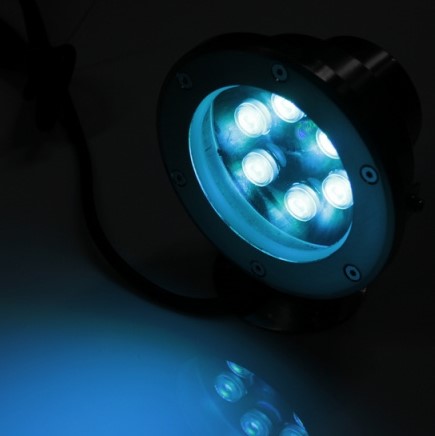 Подводный светодиодный прожектор 6 Вт, 12V RGB