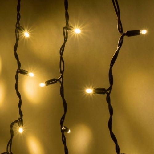 Гирлянда Бахрома 4,8 x 0,6м 160Led с защитой от влаги IP65 КАУЧУК