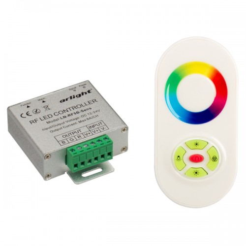 Контроллер для ленты RGB с радио ПУ 180Вт Arlight