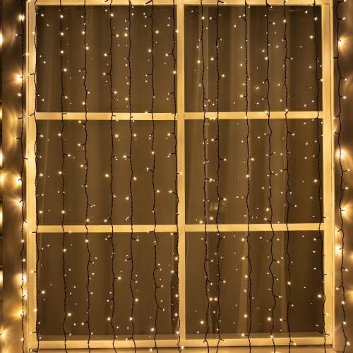 Гирлянда Занавес 2х3м 760Led с защитой от влаги IP44