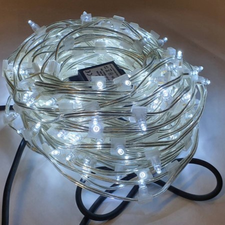 Гирлянда для деревьев КЛИП-ЛАЙТ 12V (с трансформатором) 30м Белый