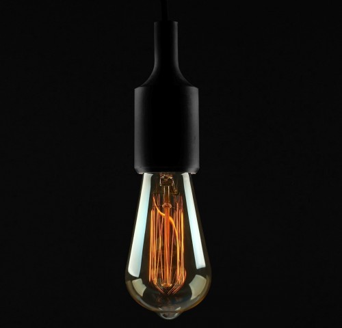 Ретро лампа Эдисона ST64 40W Е27 145х64мм 