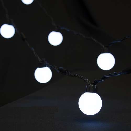 Гирлянда Шарики 40мм 20Led 5м с защитой от влаги IP65