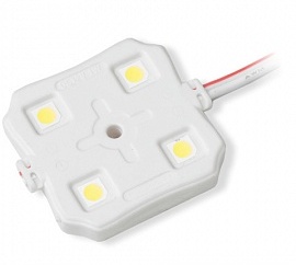 Герметичный светодиодный кластер 4 Led RGB